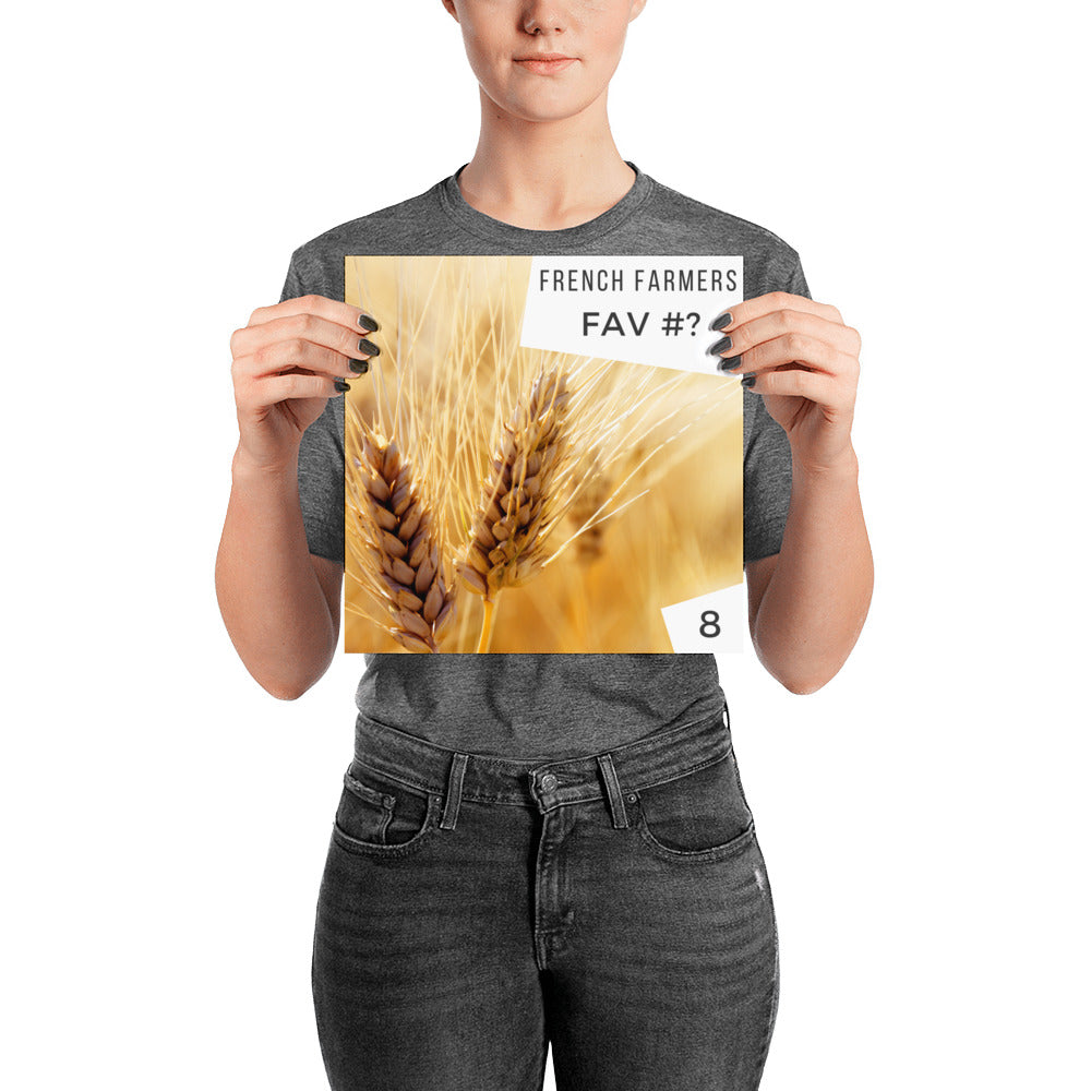 Wheat Is Huit - Poster