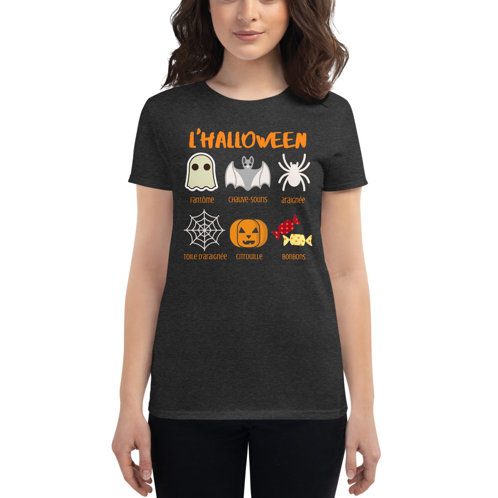 Halloween Vocab LADIES' short sleeve t-shirt