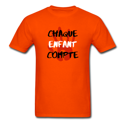 Chaque enfant compte - ORANGE SHIRT DAY - Unisex Classic T-Shirt - orange
