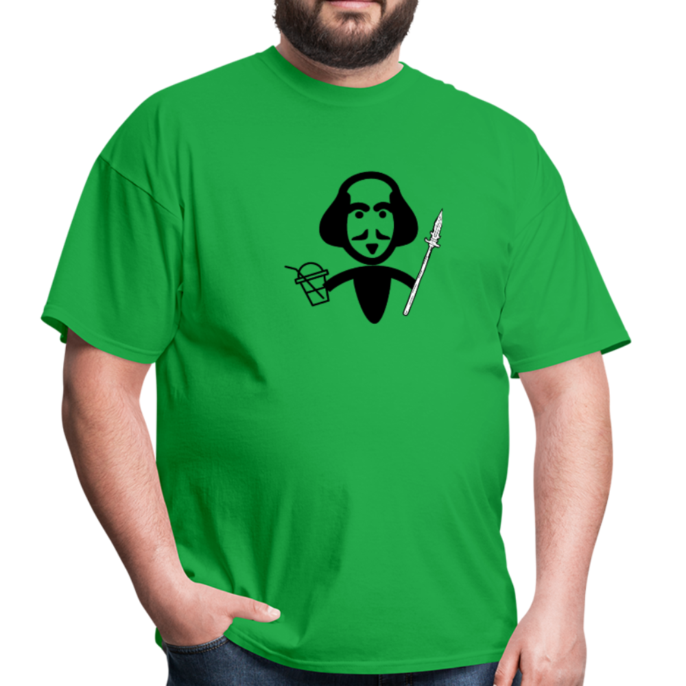 Shakespeare (Shake + Spear) Unisex Classic T-Shirt - bright green