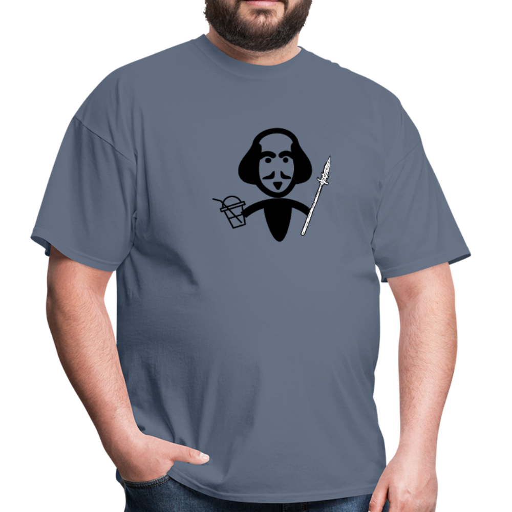 Shakespeare (Shake + Spear) Unisex Classic T-Shirt - denim