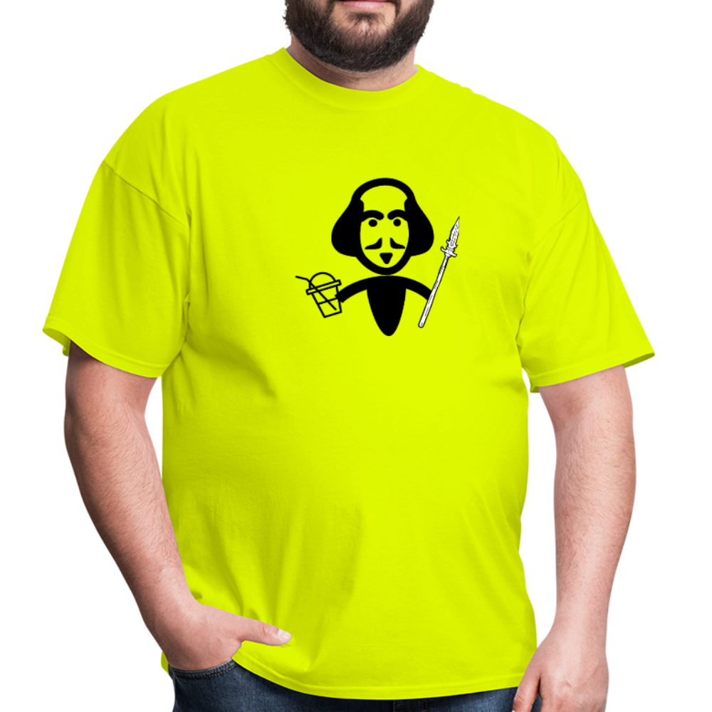 Shakespeare (Shake + Spear) Unisex Classic T-Shirt - safety green
