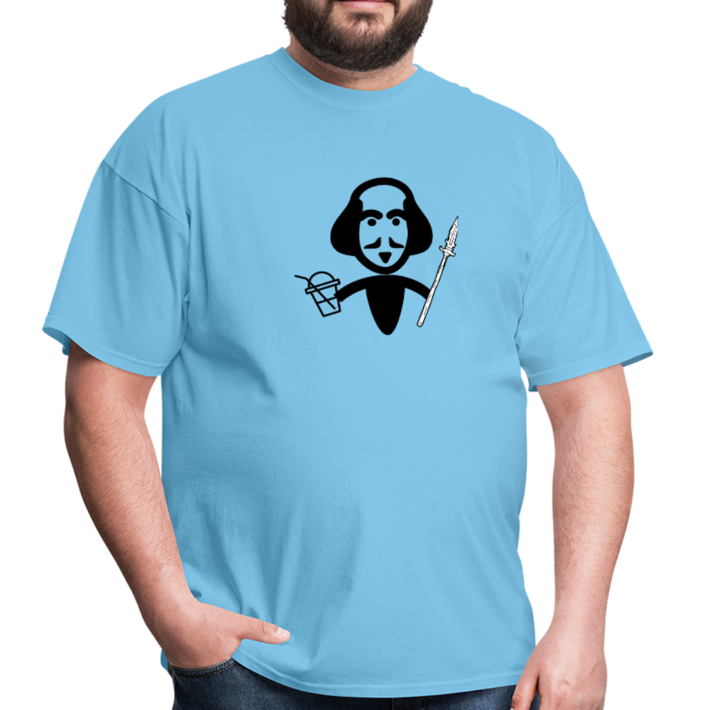 Shakespeare (Shake + Spear) Unisex Classic T-Shirt - aquatic blue