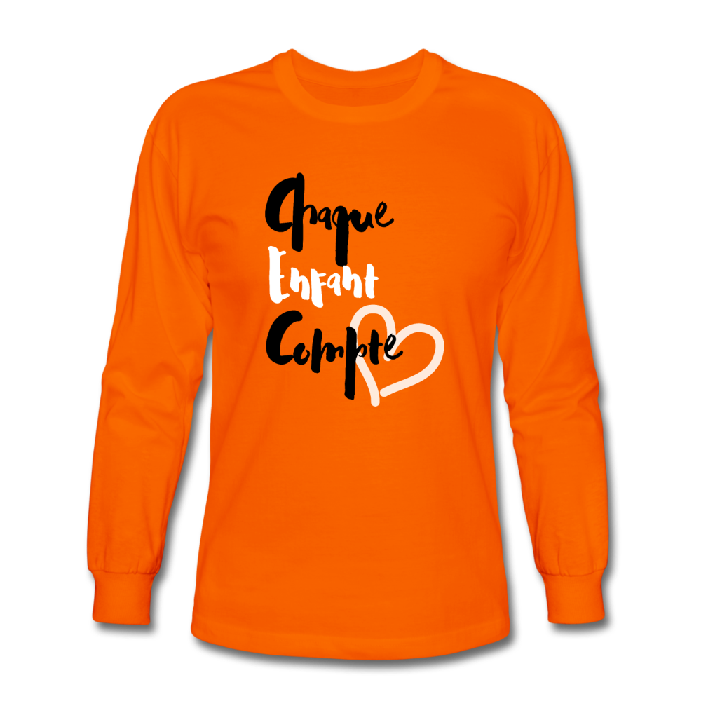 Men's Long Sleeve T-Shirt - orange