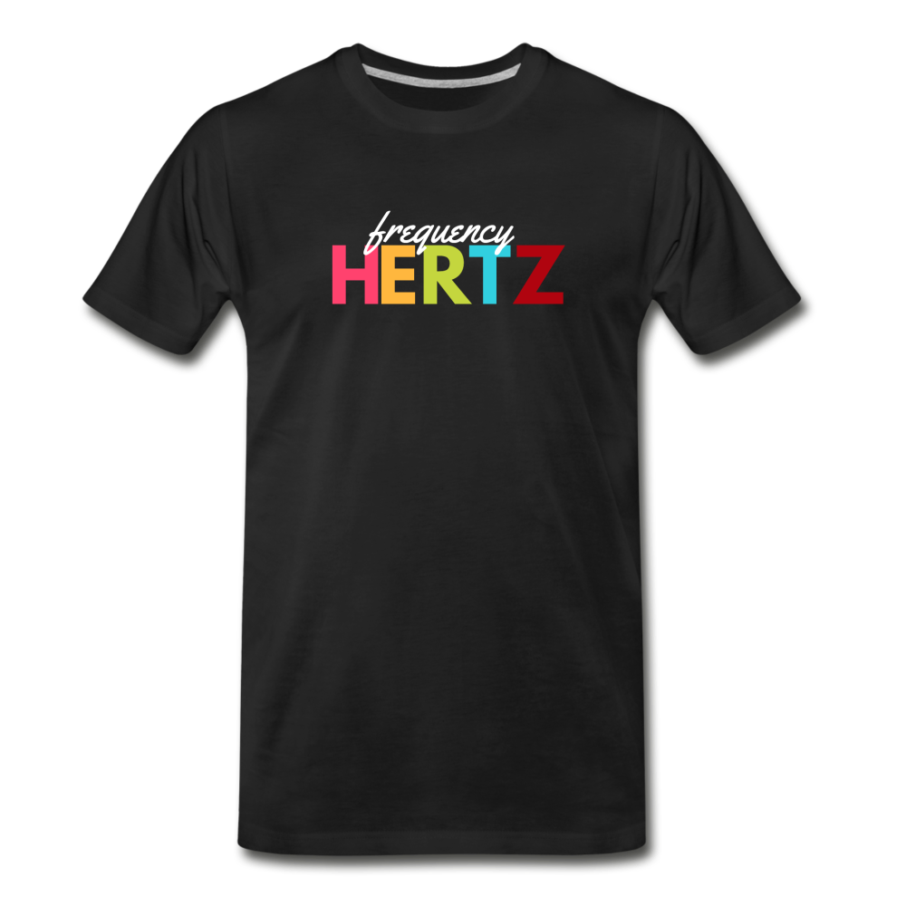 Frequency Hertz - Men's Premium Math T-Shirt - black