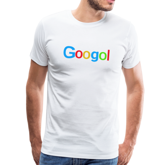 Googol Math - Men's Premium T-Shirt - white