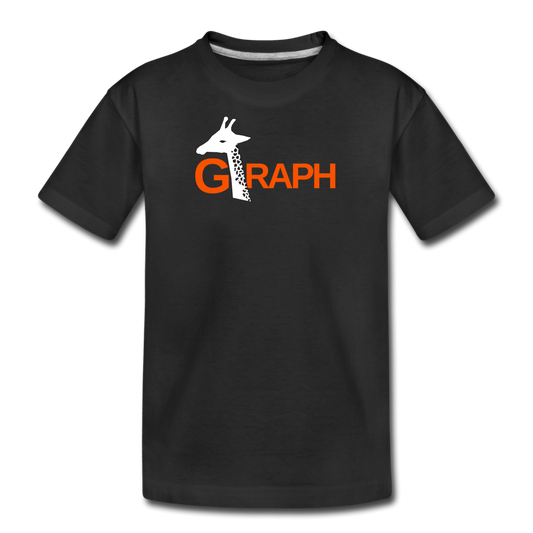 G-RAPH Giraffe Math - Kids' Premium T-Shirt - black
