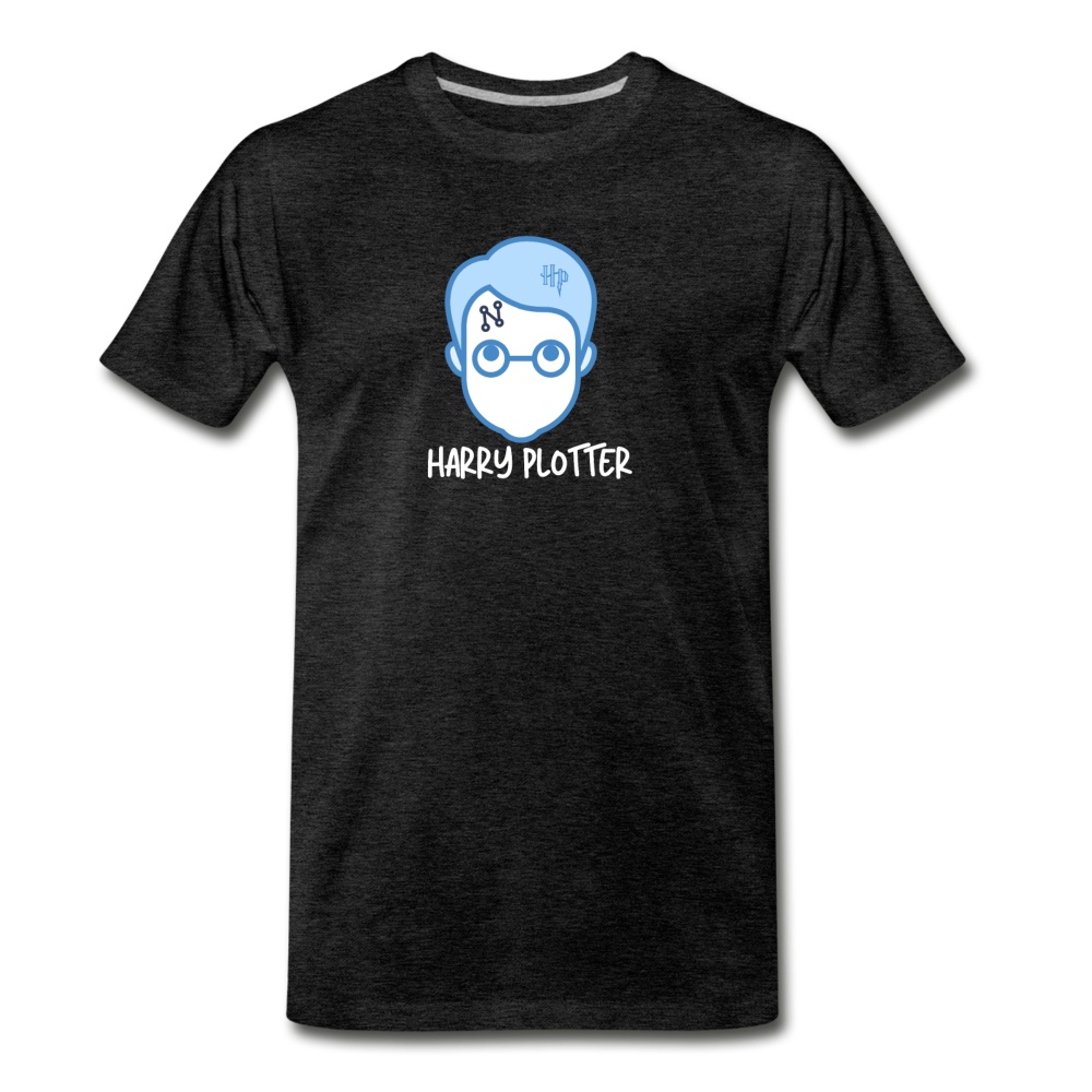 Harry Plotter - Men's Premium Math T-Shirt - charcoal gray