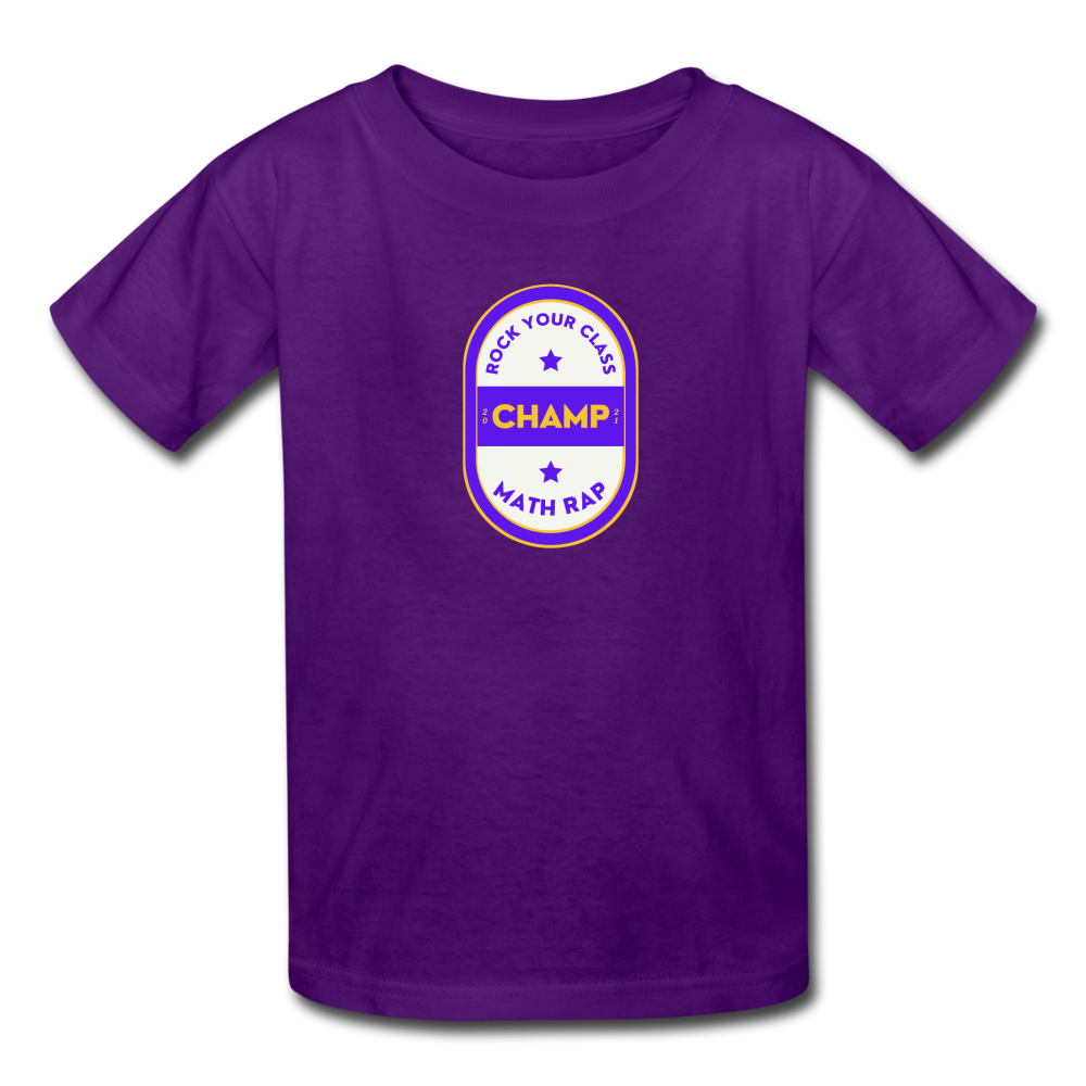 Official Math Rap Champ Shirt - Kids' T-Shirt - purple