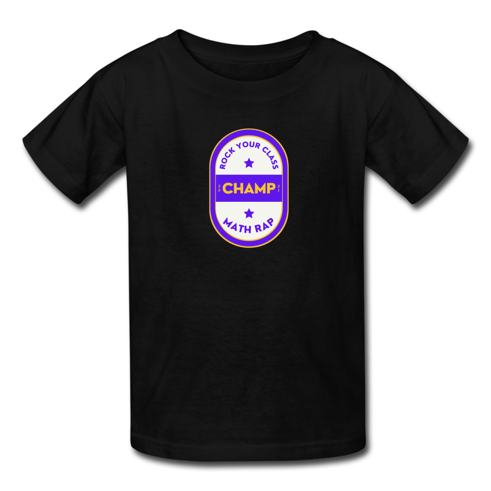 Official Math Rap Champ Shirt - Kids' T-Shirt - black