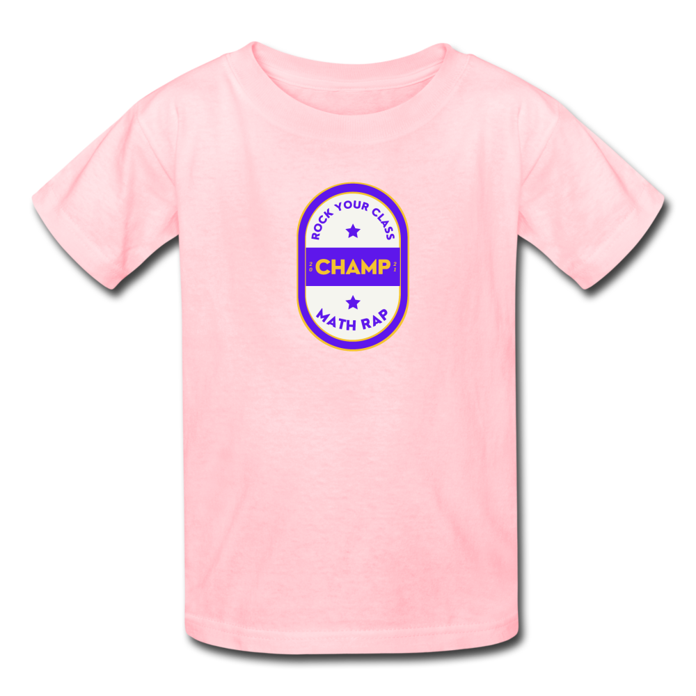 Official Math Rap Champ Shirt - Kids' T-Shirt - pink