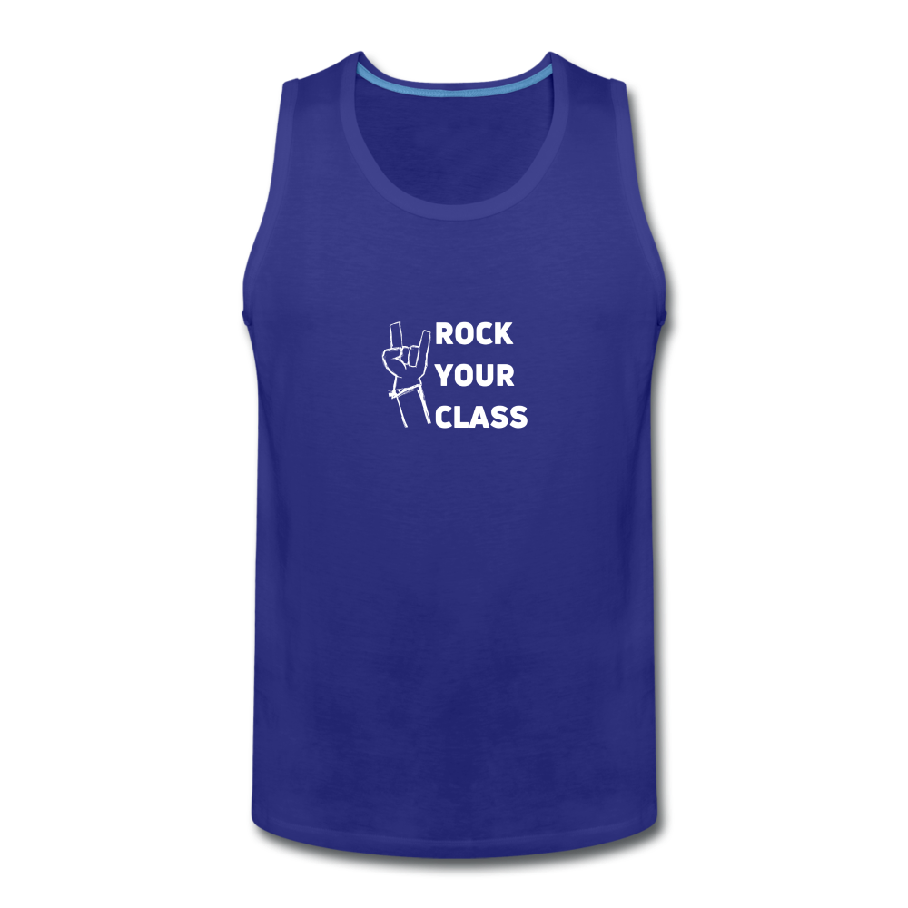 ROCK YOUR CLASS Men’s Premium Tank - royal blue