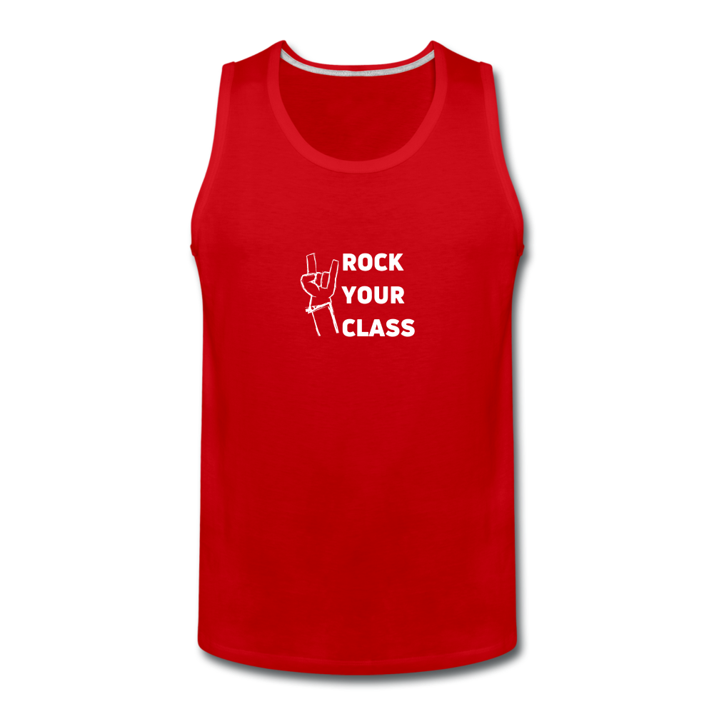 ROCK YOUR CLASS Men’s Premium Tank - red