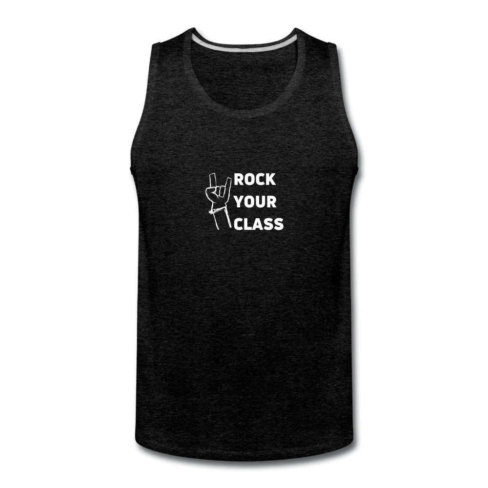 ROCK YOUR CLASS Men’s Premium Tank - charcoal gray