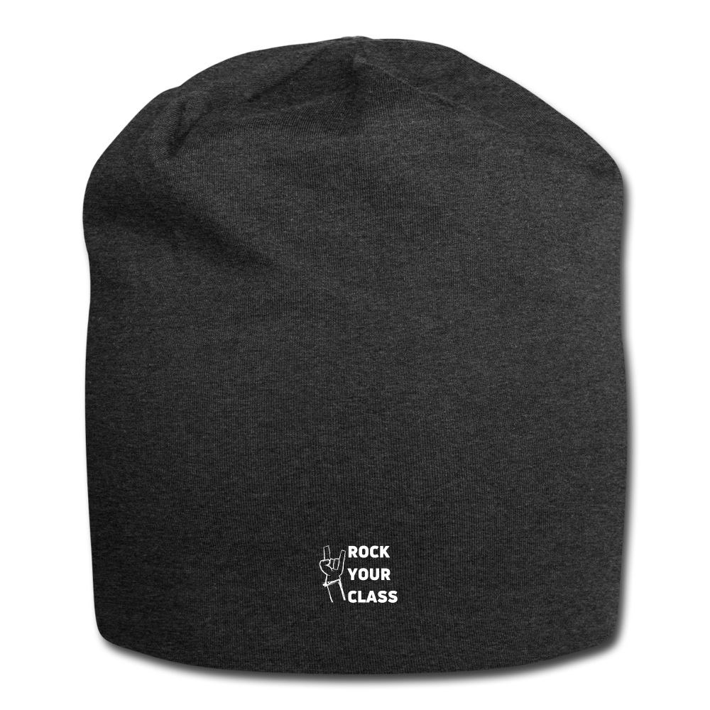 Rock Your Class Jersey Beanie - charcoal gray