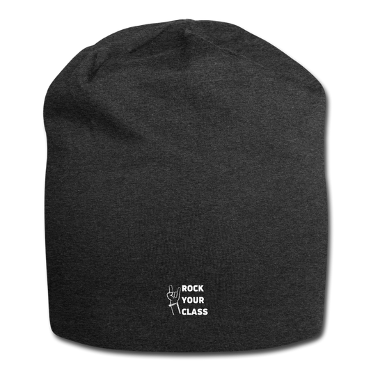 Rock Your Class Jersey Beanie - charcoal gray